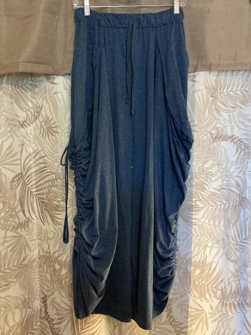 Thaluta Blue Convertible Maxi Skirt Palazzo Pants Blue